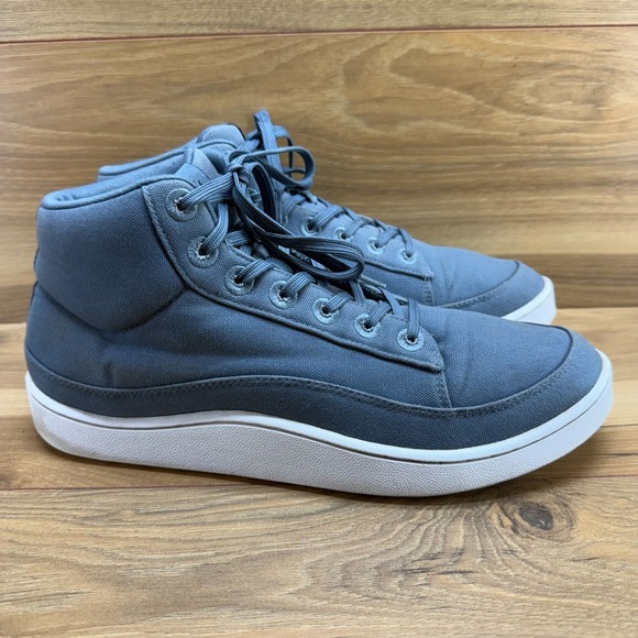 Allbirds Canvas Pacer Mid Mens 11 Blue Gray Sneakers Lace up main image 5